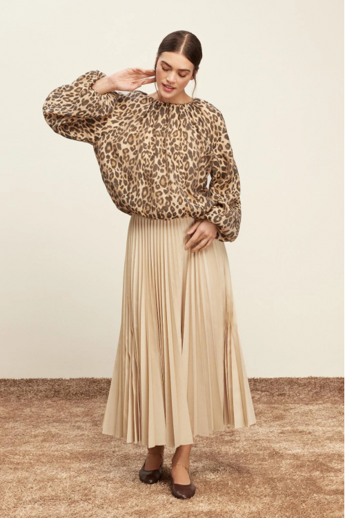 Venöve 25SSBLZ0001 Fable Bluz Leopar