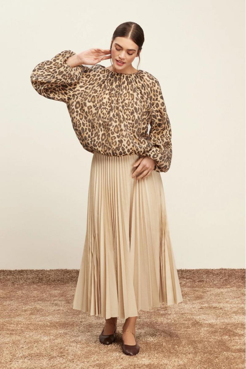 Venöve 25SSBLZ0001 Fable Bluz Leopar