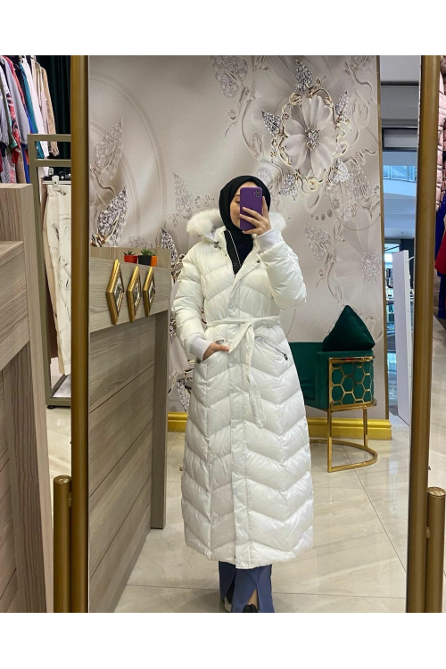 WOMANİA MONT X JACKET BEYAZ