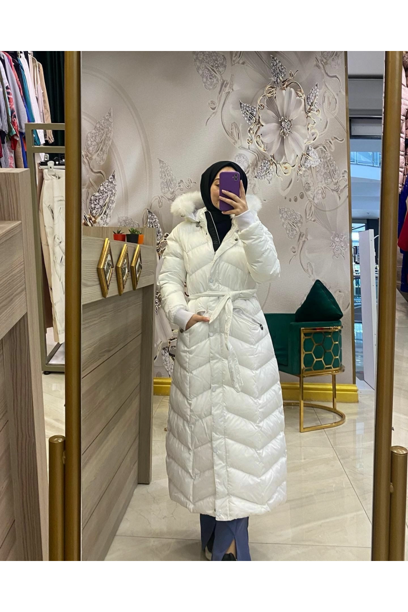 WOMANİA MONT X JACKET BEYAZ