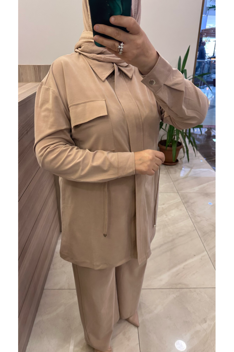 Magazin 7481 Tensel Takım Bej